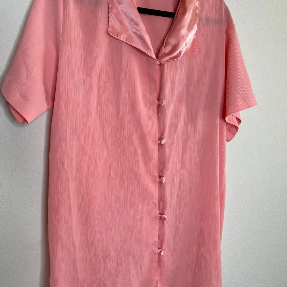 Vintage Victoria’s Secret pink satin‎ sleep dress